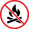 icône feu interdit