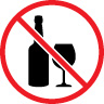 icône boissons alcoolisées interdites