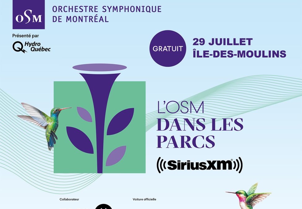L'orchestre Symphonique de Montréal dans les parcs - 29 juillet 2023 - Île-des-Moulins - Événement gratuit
