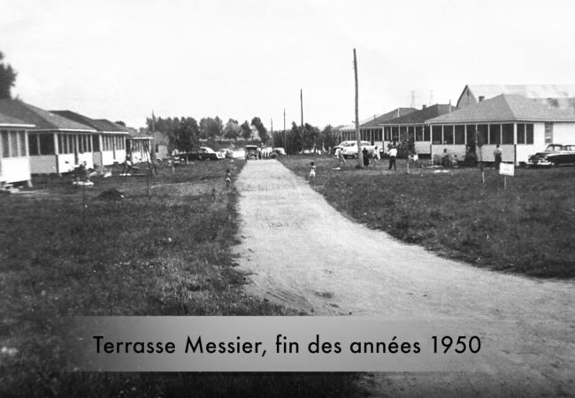Terrasse Messier, fin des années 1950