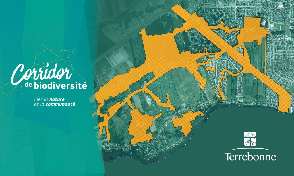 Ville de Terrebonne - Carte du corridor de biodiversité